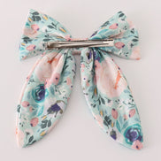 Green garden serenity print girl sailor bow