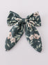 Green forest bloom print girl sailor bow
