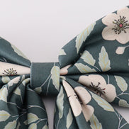 Green forest bloom print girl sailor bow