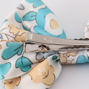 Blue aqua meadow girl piggie hair bow