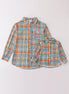 Green plaid dad&me button down shirt