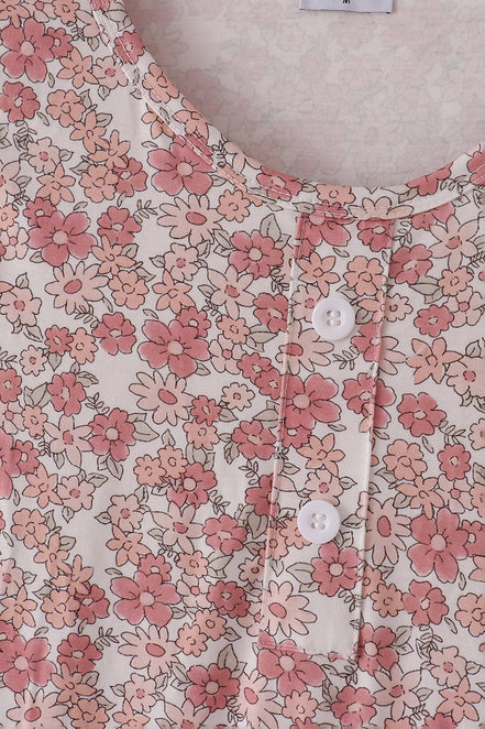 Floral print mom&me dress