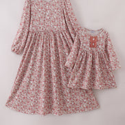 Floral print mom&me dress
