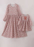 Floral print mom&me dress