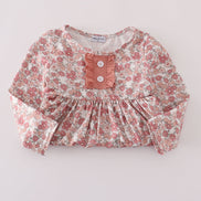 Floral print mom&me dress