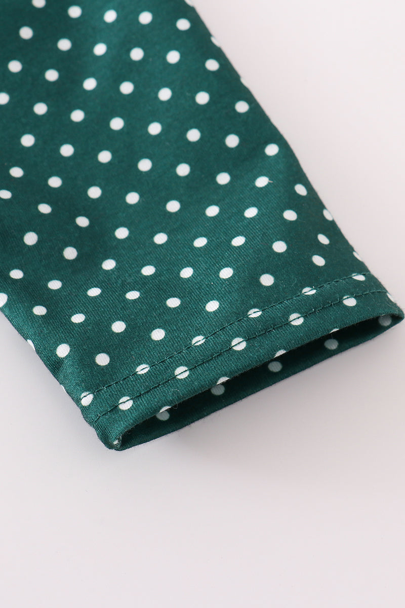 Girls & Mommy Matching Forest Green Plaid Christmas Dress – Holiday Mom & Me Outfit
