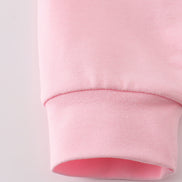 Pink valentine's day love french knot mom&me top