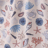 Blue ocean breeze shells print mom&me dress