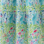 Ocean bloom print mom tiered dress