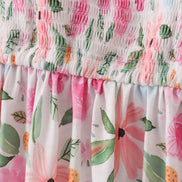 Blossom bliss smocked mom dress