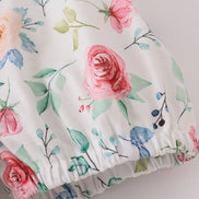 Green garden rose mom dress