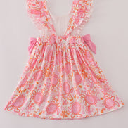 Pink Floral Dress