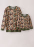 Camo leave dad&me sweatshirt