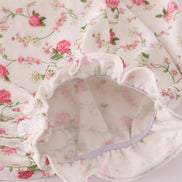 Pink rose hand smocked bubble