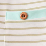Khaki stripe top