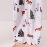 Christmas tree animal adult bamboo pajamas pants