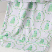 Green christmas tree bamboo dad pajama set