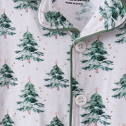 Green christmas tree bamboo mom&me pajama set