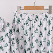 Green christmas tree bamboo mom&me pajama set