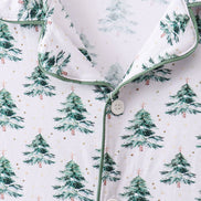 Green christmas tree bamboo mom&me pajama set