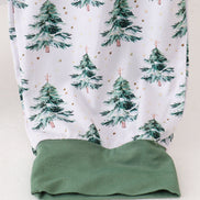 Green christmas tree bamboo mom pants