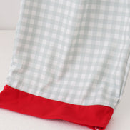 Sage gingham mom pajama pants