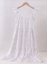 Blue starfish shell tiered women dress
