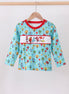 Mint Dr. Seuss smocked top