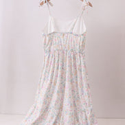 Floral print women dress