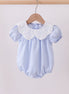 Blue Gingham Lace Bubble
