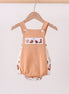 Brown Western Embroidered Bubble