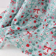 Starwberry goose print women dress
