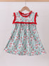 Strawberry Goose Ruffle Ruffle Dress