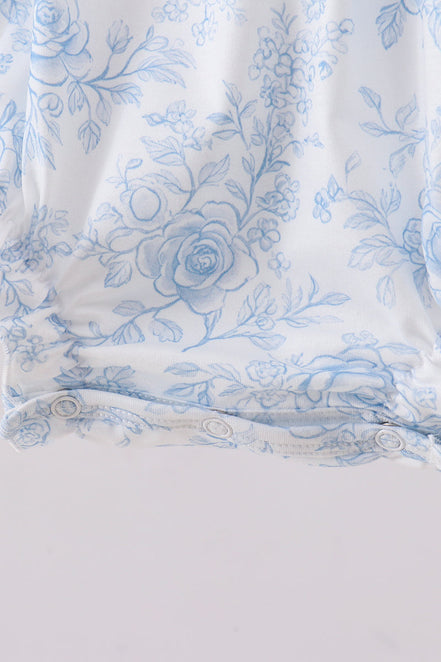 Blue Whale Embroidered Bubble