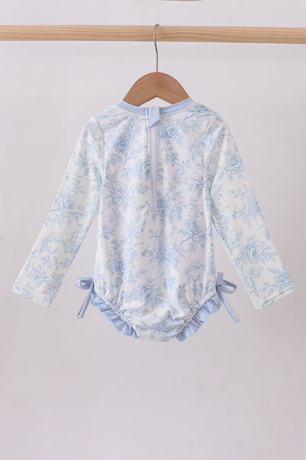 Blue Whale Applique  Rashguard