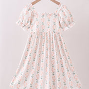 Sage floral mom&me dress