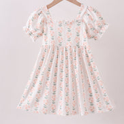 Sage floral mom&me dress