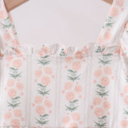 Sage floral mom&me dress