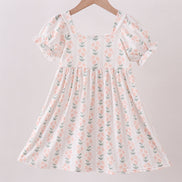 Sage floral mom&me dress