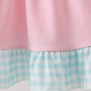 Pink Bow French Knot Bow Dress