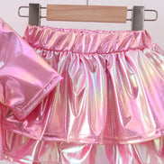 Pepper Pink sequin bow skort set