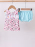 Pink Goose Smocked Bloomer Set