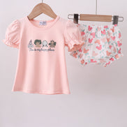 Happy Place Embroidered Bloomer Set