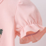 Happy Place Embroidered Bloomer Set