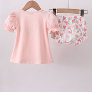 Happy Place Embroidered Bloomer Set