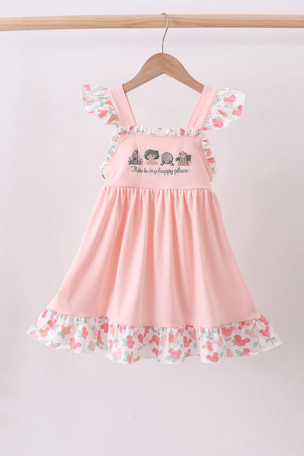 Happy Place Embroidered Dress