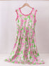 Pink floral dress