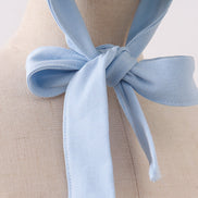 Green lemon print bow bonnet