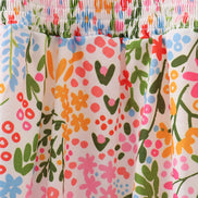 Summer floral print smocked mom&me dress