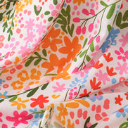 Summer floral print smocked mom&me dress
